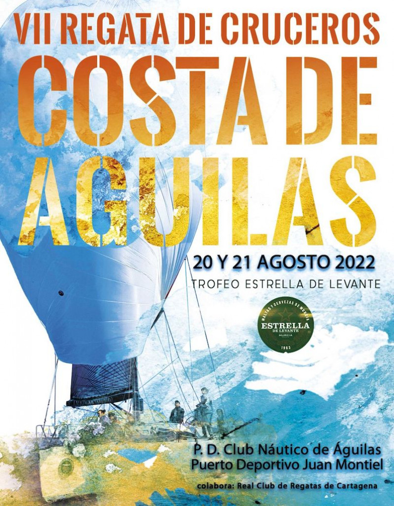 Cartel Regata Costa Aguilas agosto 2022