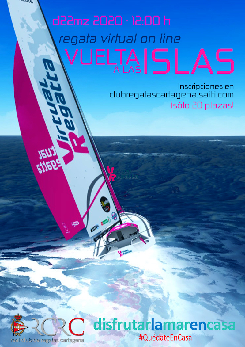 Cartel Vuelta Islas Virtual